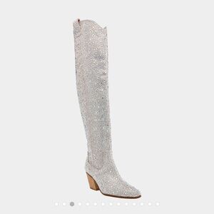 Betsey Johnson Rodeo Rhinestone Boots